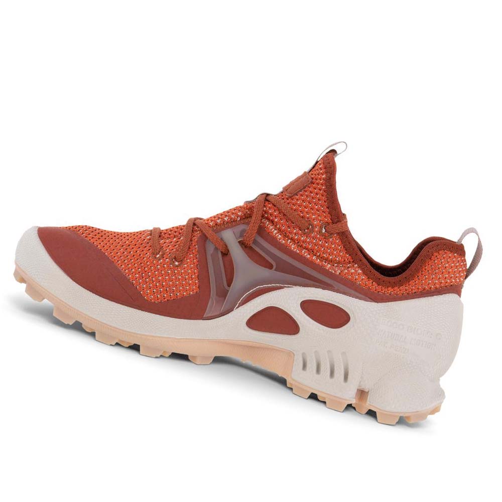 Women's Ecco Biom C-trail Knit Hiking & Trail Orange | USA 140EBC